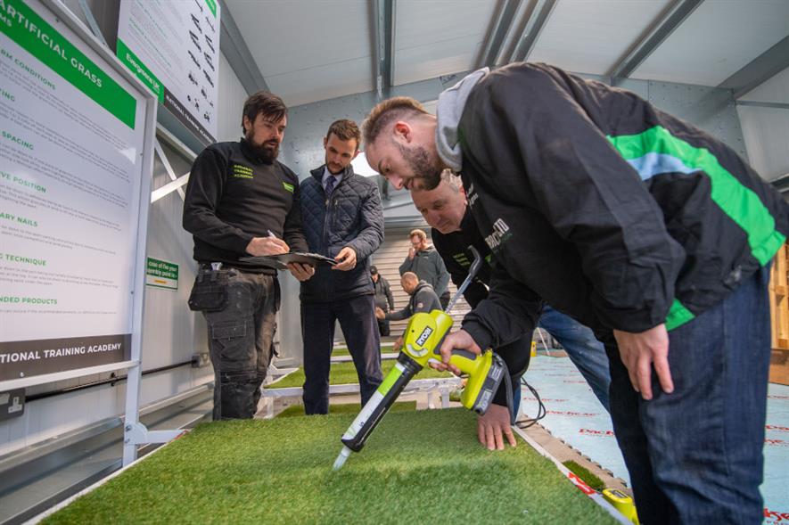Attendees on the practical section of the Lantra certified course - image: Evergreens UK