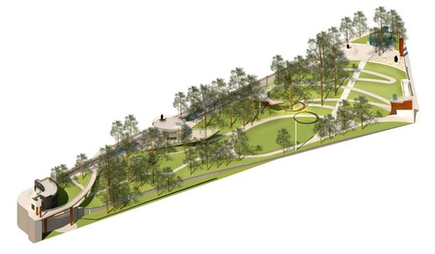 LDA Design's visualisation of the final scheme. Image: LDA Design