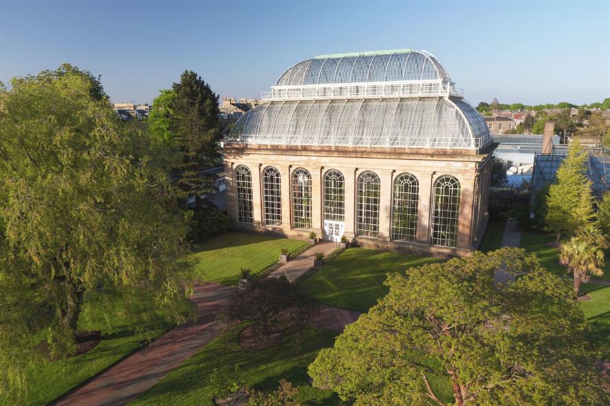 Victorian Temperate Palm House at Royal Botanic Gardens Edinburgh - image: RBGE