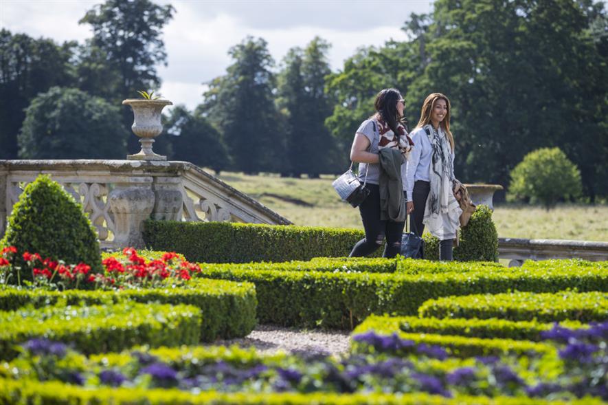 Visitors exploring the garden at Charlecote Park, Warwickshire - credit: National Trust Images/Chris Lacey
