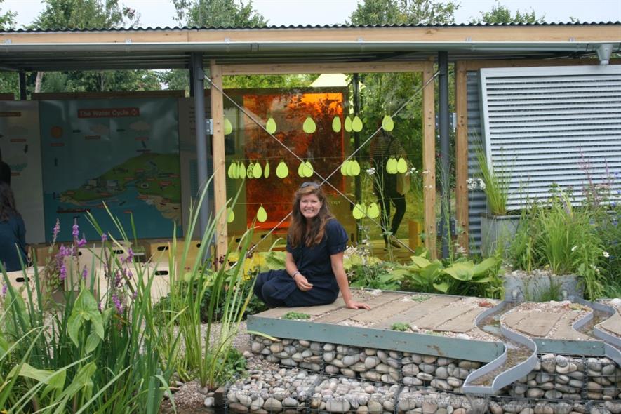 Jeni Cairns, Best Show Garden winner at Hampton Court. Image: Supplied