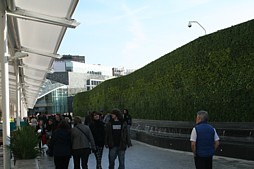 Green wall at Westfield London - photo:HW