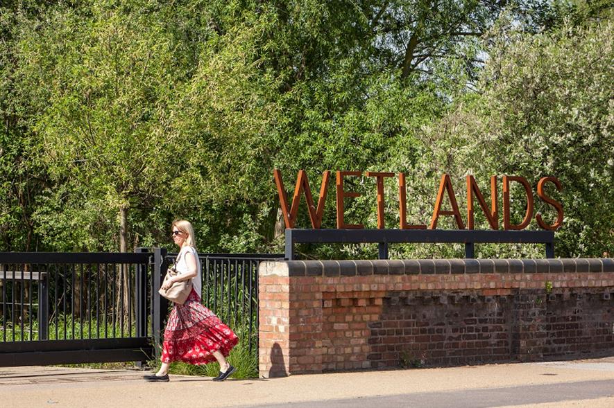 Entrance to Walthamstow Wetlands