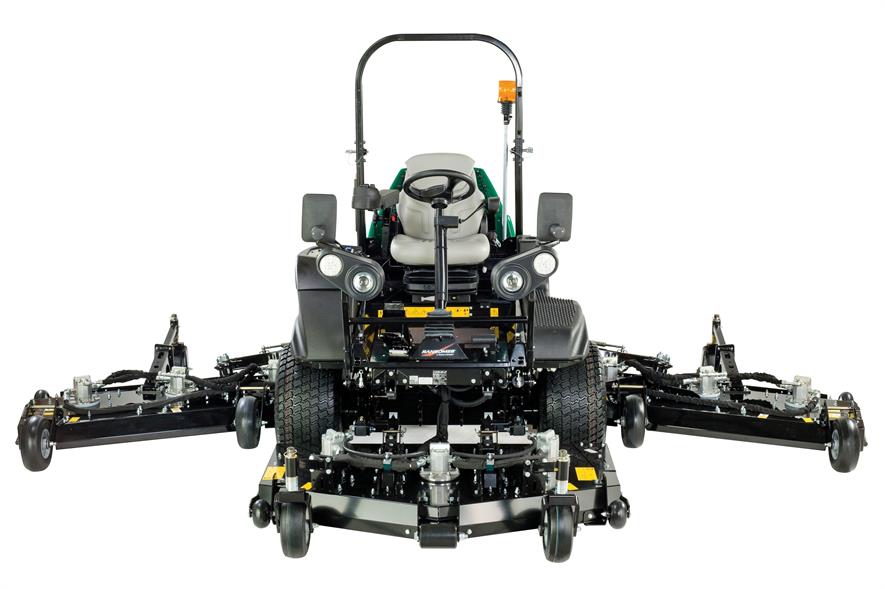 The Ransomes MP653XC wide-area rotary mower