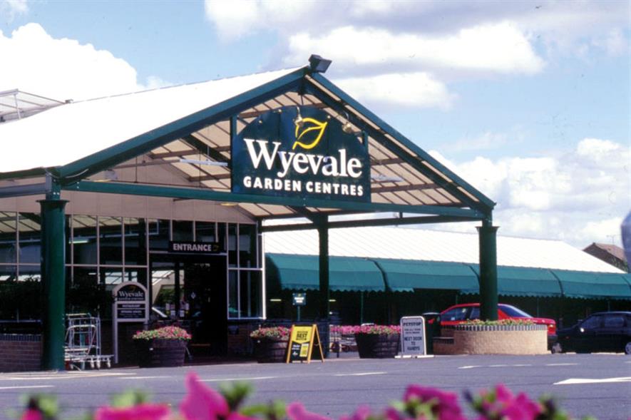 Wyevale: programme has seen 78 centres refurbished