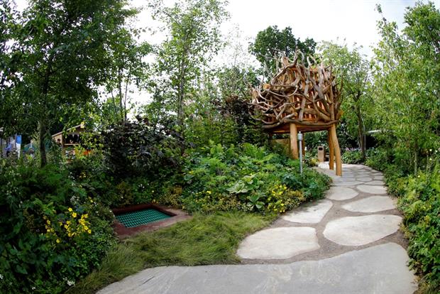 The Zoflora and Caudwell Children’s Wild Garden, designed by Adam White and Andrée Davies. Image: RHS