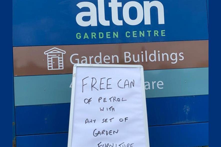 Free fuel at Alton