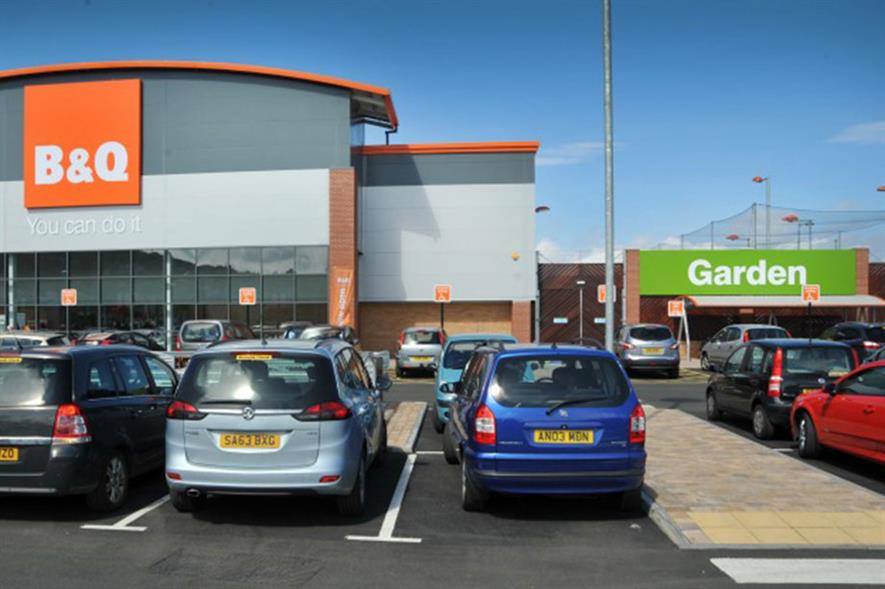 B&Q has 155 DIY/garden centres open with Homebase believed set to open