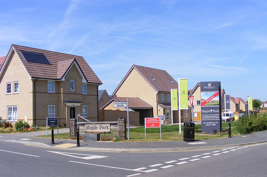 Barratt Homes' Maple Park development. Image: Sludge G/ Flickr
