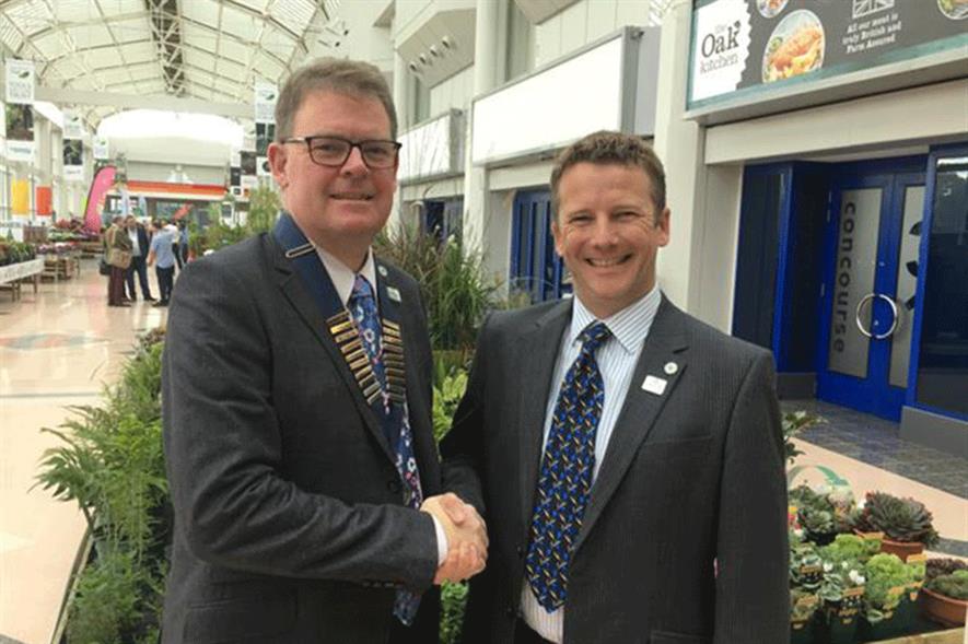 Boyd Douglas-Davies and his predecessor as HTA president, Adam Taylor