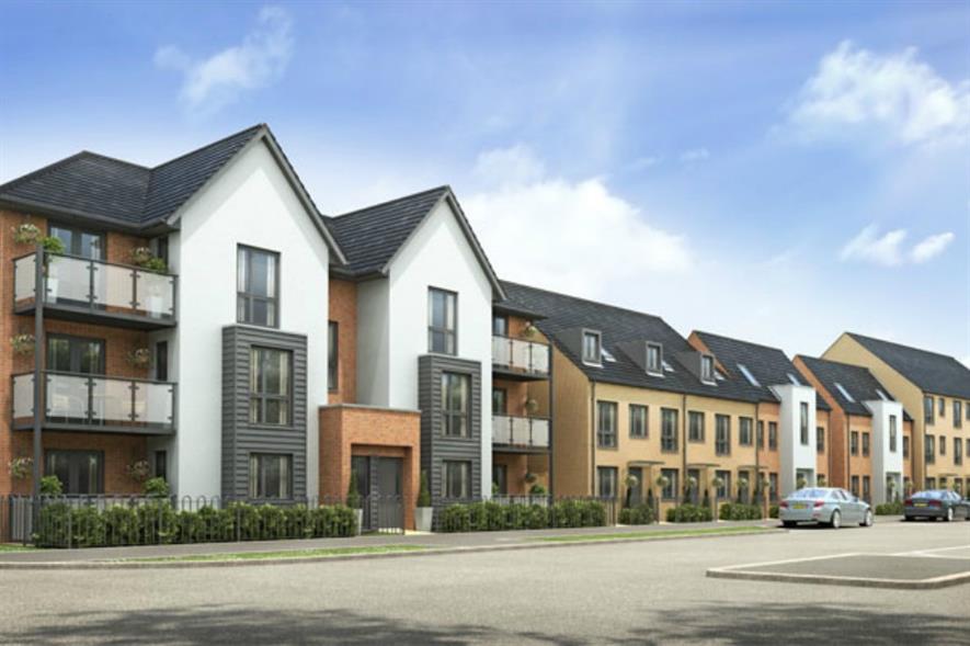 Barratt's Brooklands site in Milton Keynes. Image: Barratt Developments