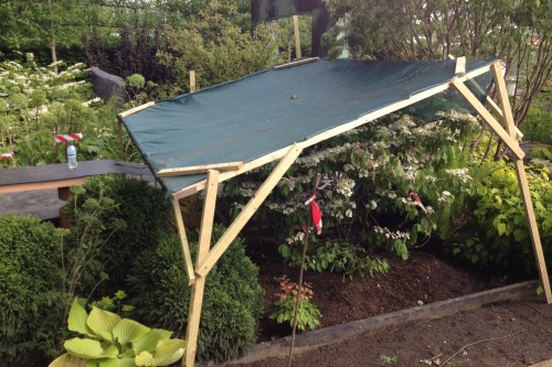 Carpentry is one of many skills in the landscaper's toolbox in Matt Childs' garden built by Bowles & Wyer