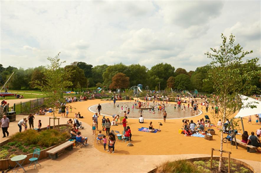 Cassiobury Park in Watford has returned to the top 10. Image: Watford Borough Council