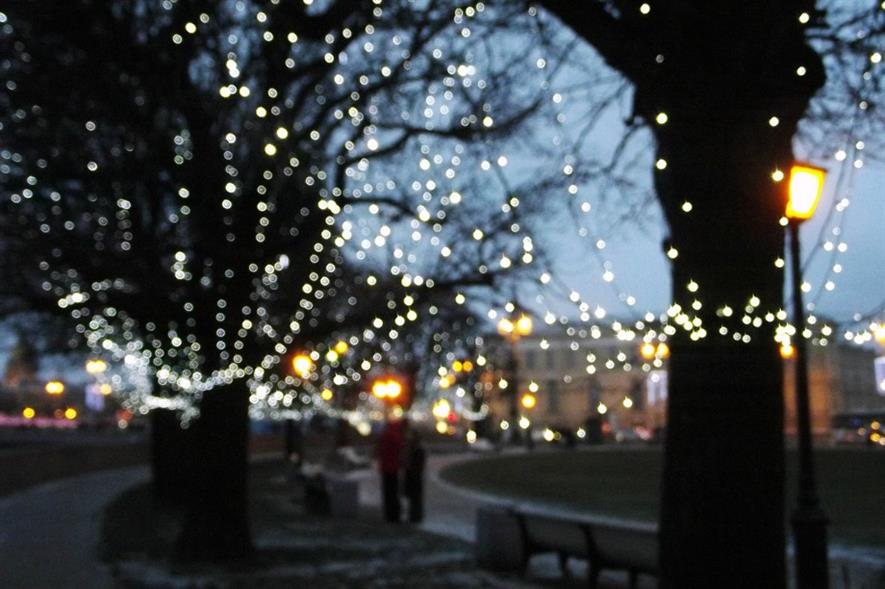 Christmas street lights. Image: Pixabay