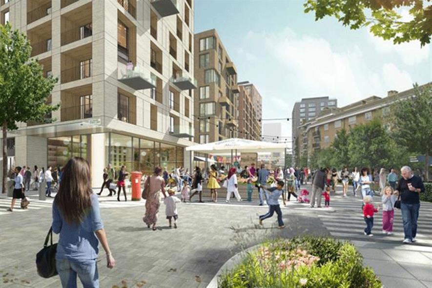 Church Street Corner re-imagined. Image: LDA Design