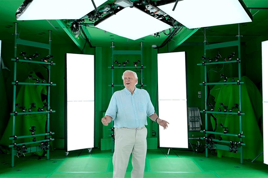 Sir David Attenborough 'augmented reality' Green Planet experience at Kew Gardens