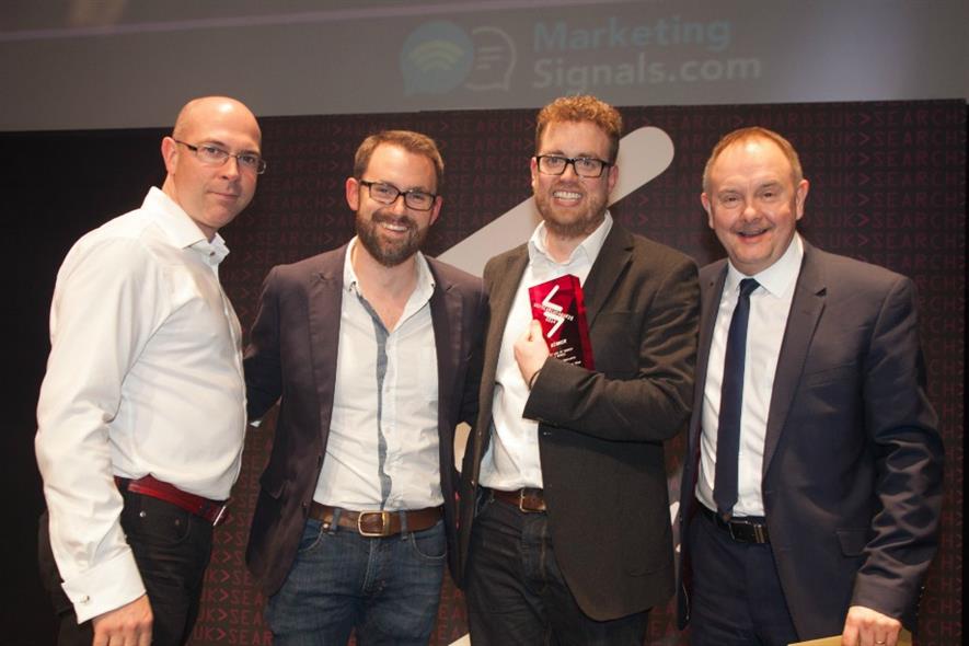 Crafted at UK Search awards