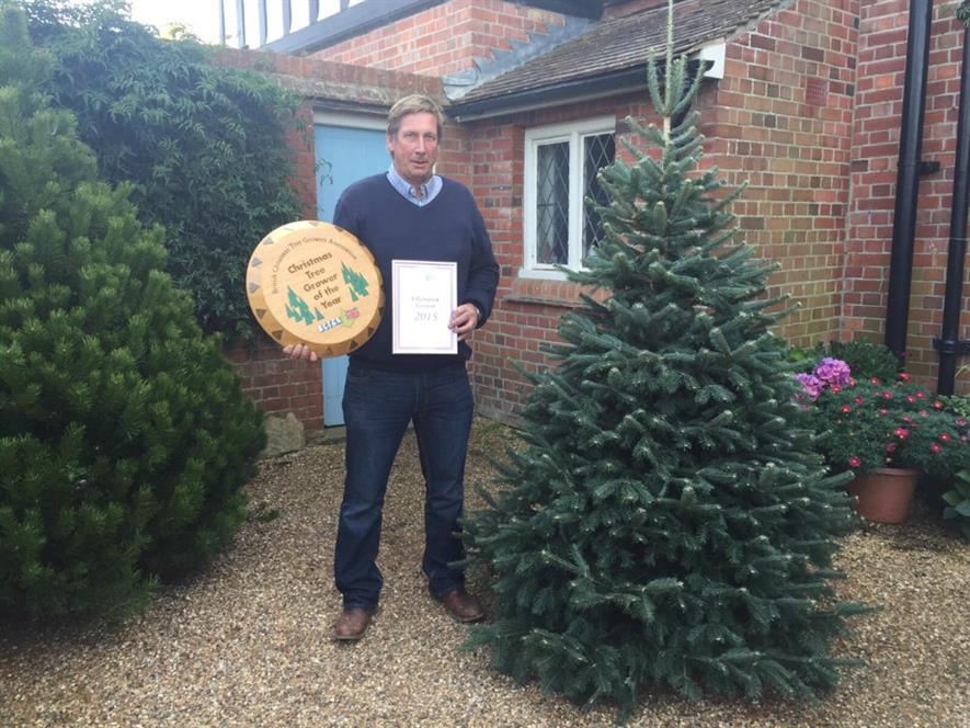 Gary Walford with winning tree