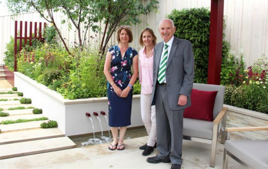 Catherine MacDonald (Landform Designer), Sarah Squire (Squire’s Deputy Chairman) & Colin Squire (Squire’s Chairman)