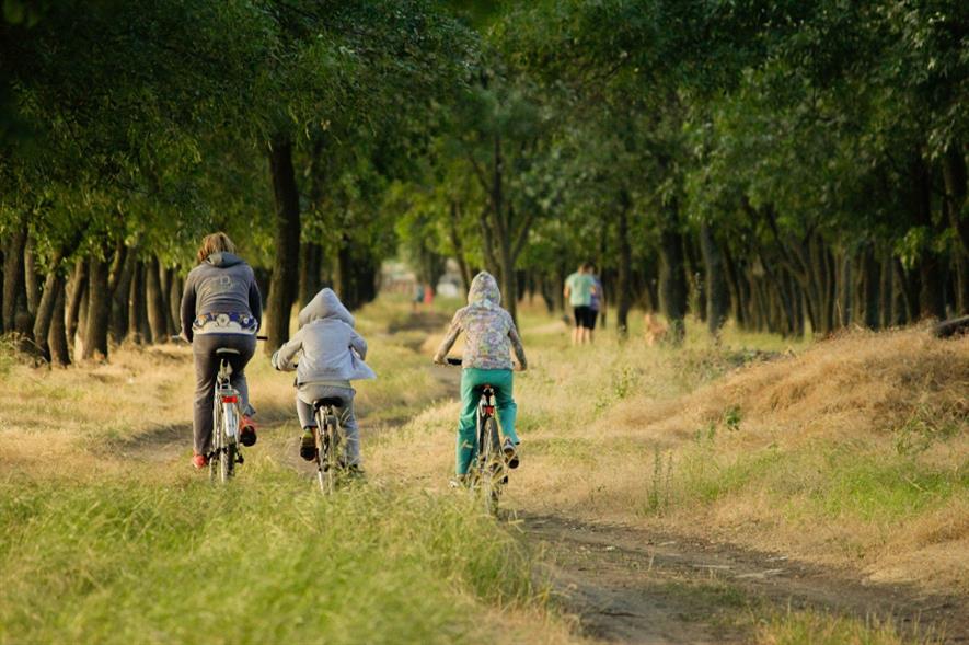 Project activities could include walking, cycling, community gardening and food-growing projects - credit: Pixabay