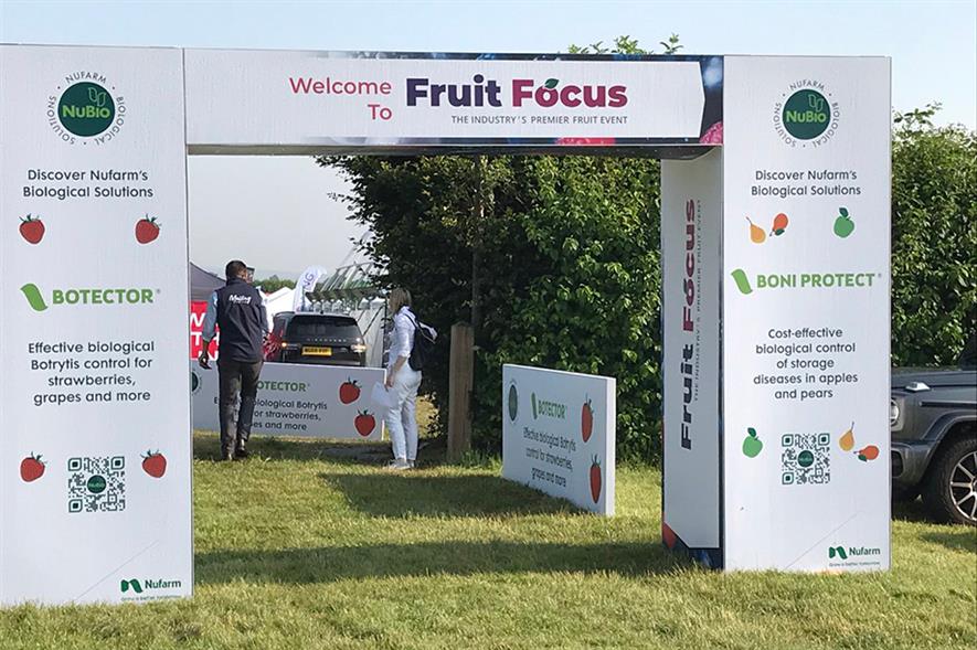 Fruit Focus entrance