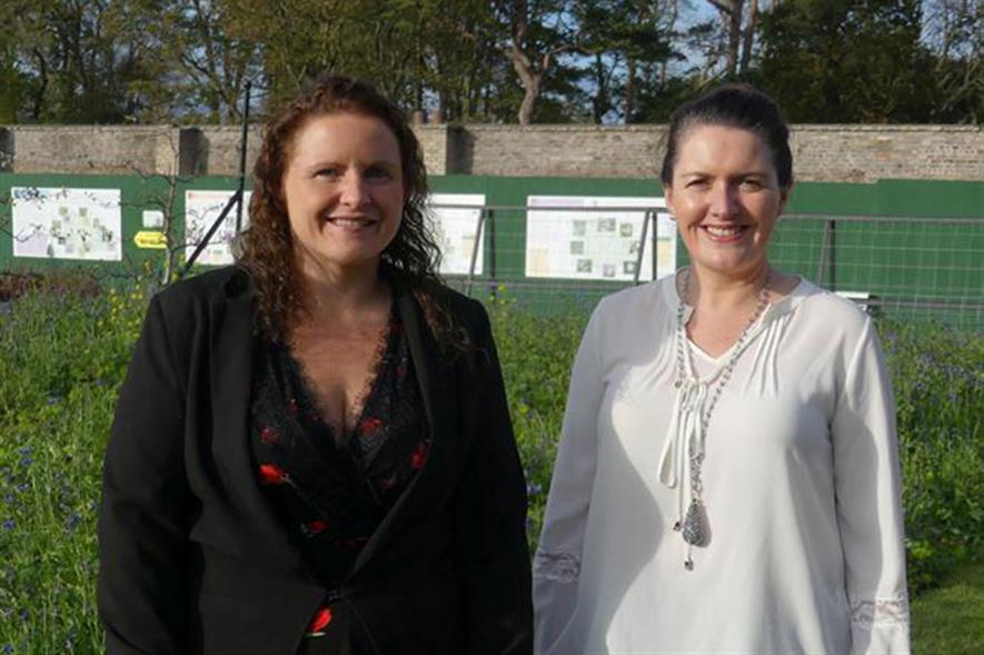 Alison Connolly and Dr Marie Coggins, School of Physics, NUI Galway. Photo: NUI Galway.