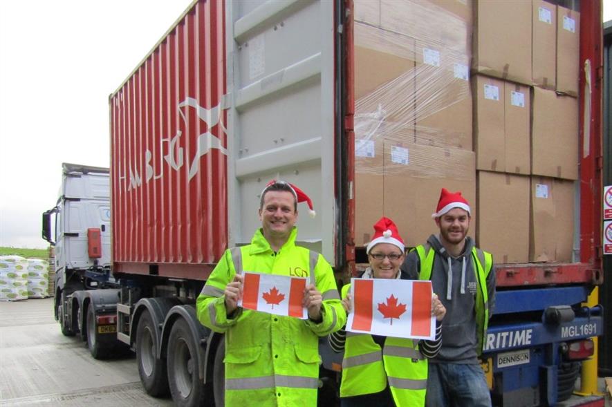 Green-tech's team with the Canada order. Image: Supplied