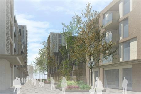 A visualisation of the finished Harvey Centre development