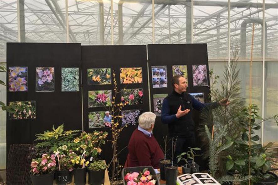 Kevin Hobbs shows new plants