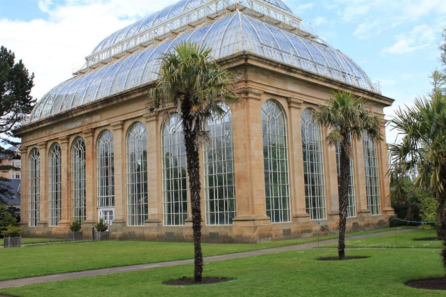Glasshouse at the Royal Botanic Garden Edinburgh