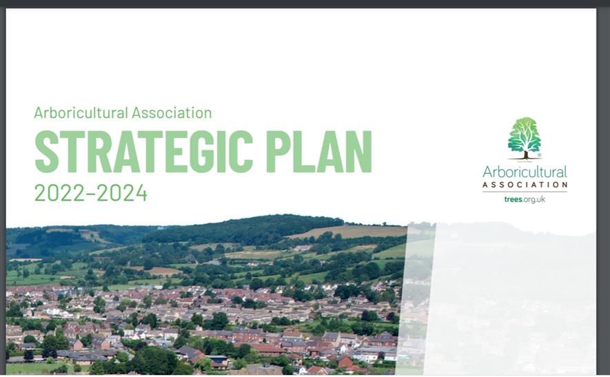 Arboricultural Association Strategic Plan document cover