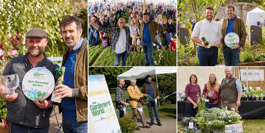 Adam Frost hands out prices at Gardeners' World Spring Fair