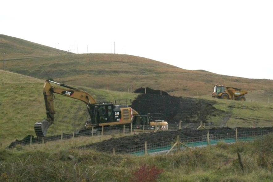 Ground preparation works at the colliery. Image: NRW