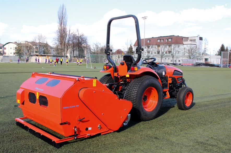 Wiedenmann Terra Clean 160: sweeper, cleaner and collector based on technology used in military conditions