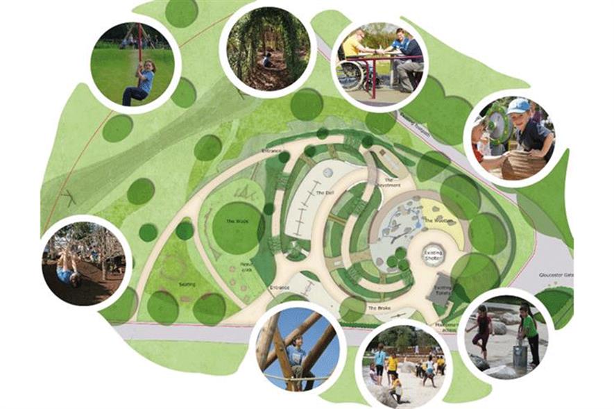 LUC's organic design for the new playground. Image: LUC/ The Royal Parks