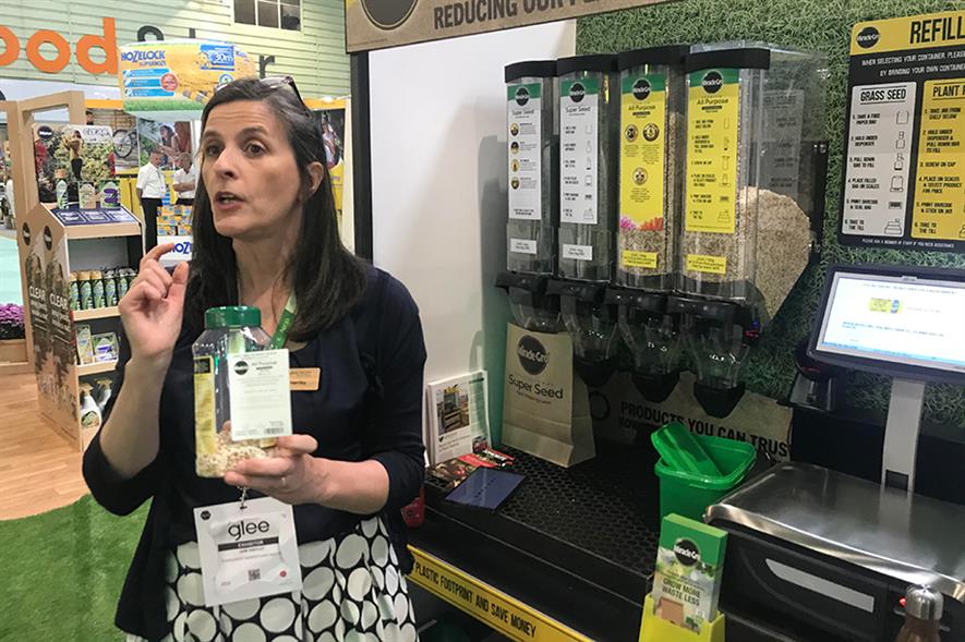 Miracle Gro refill station at Glee 2022