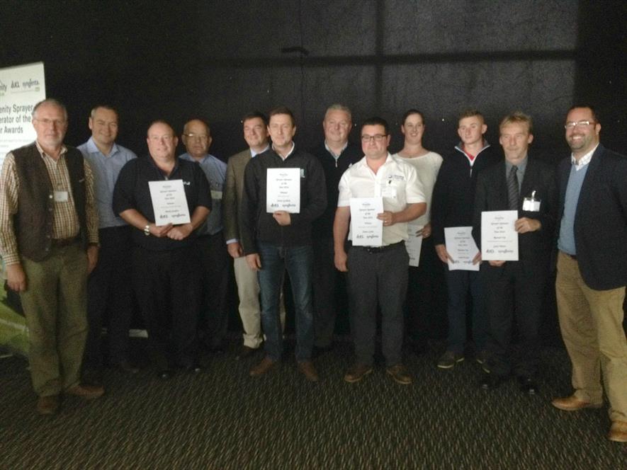 Amenity Sprayer Operator of the Year Award winners gather at the Amenity Forum Conference