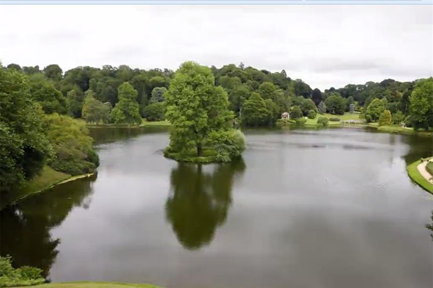 Screengrab of Stourhead Gardens timelapse