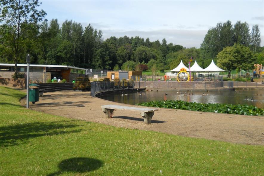 Telford Town Park. Image: Supplied