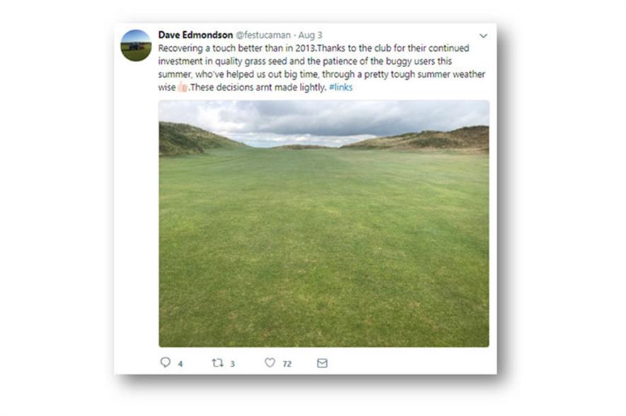 The Island Golf Club, Ireland, springs back to life after rain