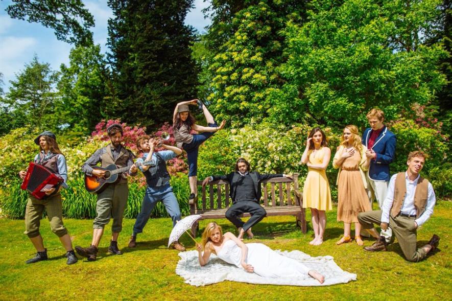 Cast of A Midsummer Night's Dream at Great Windsor Park. Image: Watch Your Head