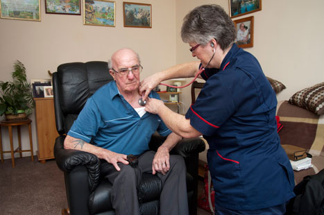 Integrated, multi-disciplinary care enables better management of patients in their own homes (Picture: Blend Images/Rex)