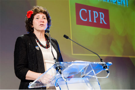 CIPR awards: President Sue Wolstenholme