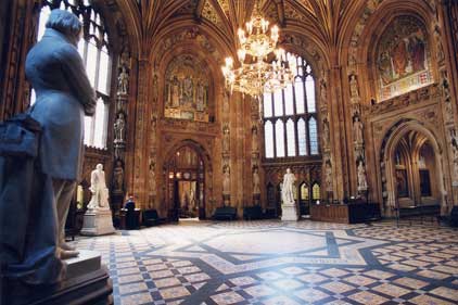 Power: the Central Lobby at Westminster