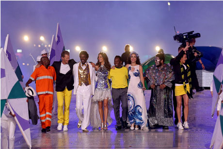 Rio 2016: Brazillian performers at the closing ceremony (Credit: Wander Roberto/Rio2016)