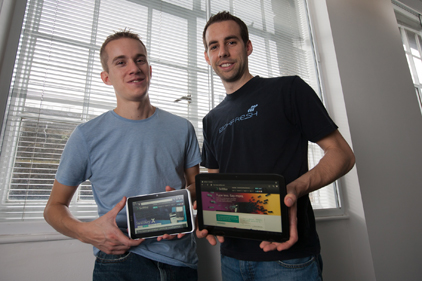Swiftkey founders: Jon Reynolds (left) and Dr Ben Medlock