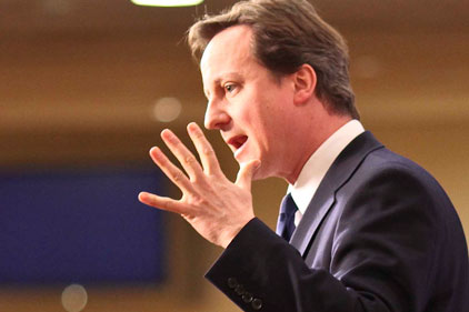 Accusations: Tory leader David Cameron