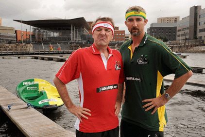 Rivals: Phil Tufnell and Jason Gillespie