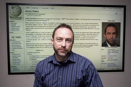 Jimmy Wales: not impressed by Bell Pottinger (Rex Features)