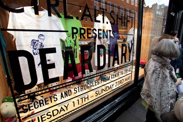 Not-For-Profit Award winner: Christian Aid ‘Ctrl.Alt.Shift Presents Dear Diary’ with John Doe
